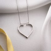 Thumbnail 4 - Heart Shaped Ring Holder Necklace