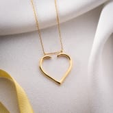 Thumbnail 5 - Heart Shaped Ring Holder Necklace
