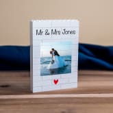 Thumbnail 3 - Personalised "Mr & Mrs" LEGO Brick Photo Upload Blocks
