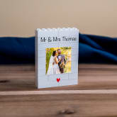 Thumbnail 4 - Personalised "Mr & Mrs" LEGO Brick Photo Upload Blocks