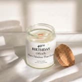 Thumbnail 2 - Funny 40th Birthday Candle - More Fabulous Than Ever