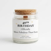 Thumbnail 3 - Funny 40th Birthday Candle - More Fabulous Than Ever