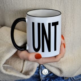 Black and White Unt Mug