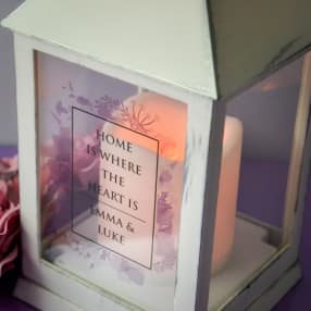 Personalised Soft Watercolour Lantern