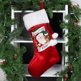Personalised Christmas Santa Stocking