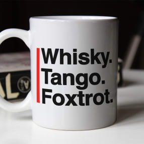 WTF Phonetic Alphabet Rude Mug
