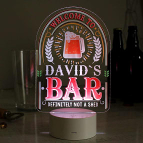 Personalised Bar Sign Full Colour LED Light