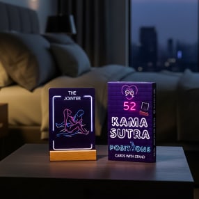 52 Kama Sutra Position Neon Cards