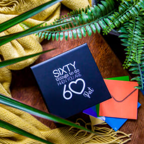 Personalised Sixty Things To Do When You Are 60 Gift Box 