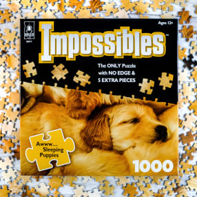 Impossibles 1000pc Puzzles - Sleeping Puppies