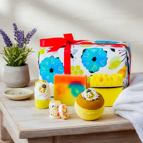 Bee-autiful Wrapped Soap & Bath Gift Pack