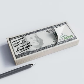 Cash Sticky Notes