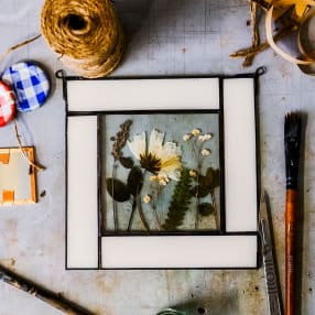 Wildflower and Stained Glass Decorations Workshop in Bristol