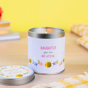 Love Life Daughter Candle Tin
