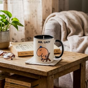 Mr Lazy Vanilla Scented Reusable Mug Candle