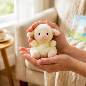 Palm Pals Woolly Lamb Soft Toy