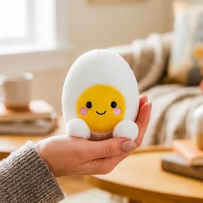 Palm Pals Bobby Egg Soft Toy