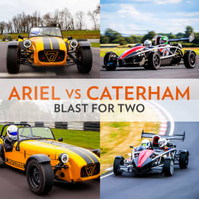 Ariel Vs Caterham Blast for Two