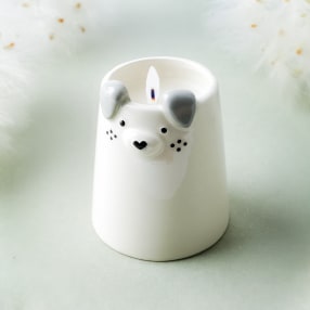Ceramic Dog Tealight Candle