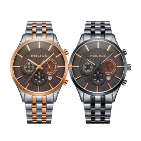 Police Cage Chrono Watches