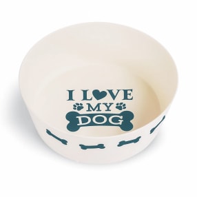 "I Love my Dog" Dog Bowl