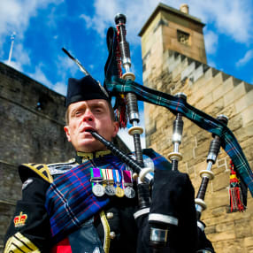 Visit Edinburgh Castle with a 3 Course Meal & Drink for Two at Rabble
