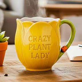 "Crazy Plant Lady" Tulip Mug