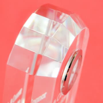 Personalised Crystal Clock
