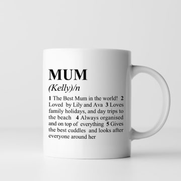 personalised mummy mug