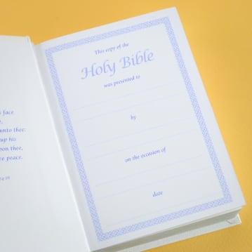 Personalised Bible