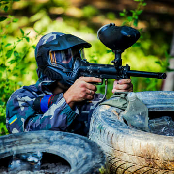 Group Paintball Entrance For Eight