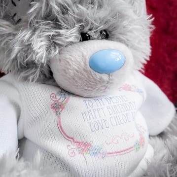 personalised me to you bear with t shirt