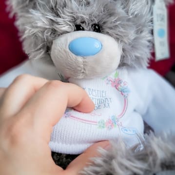personalised me to you bear with t shirt