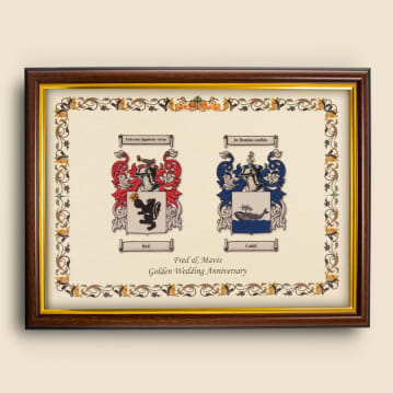 Double Coat Of Arms Print