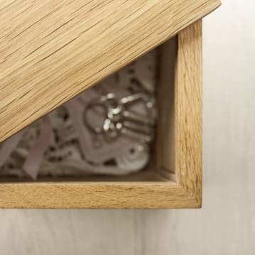 Personalised Name in Cloud Oak Photo Keepsake Box