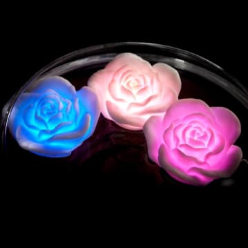 Floating Rose Bath Lights