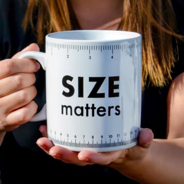 Size Matters Giant Mug