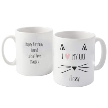 Personalised Cat Mug