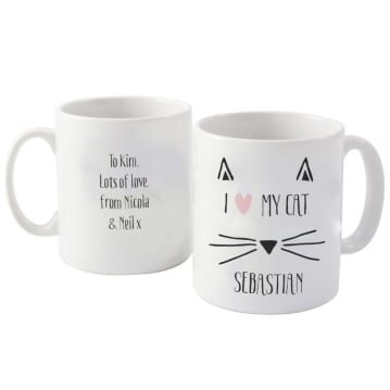 Personalised Cat Mug