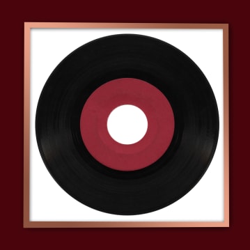 Record Album Frame - Rose Gold