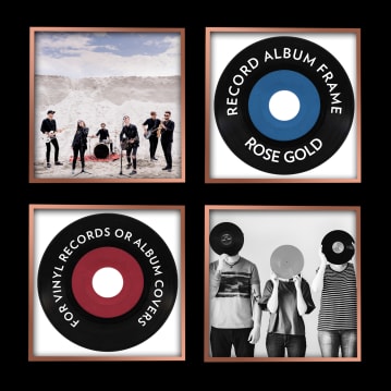 Record Album Frame - Rose Gold