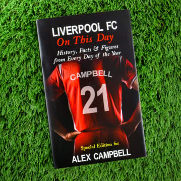 personalised liverpool FC book