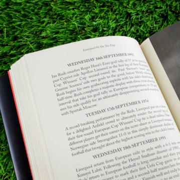 personalised liverpool FC book