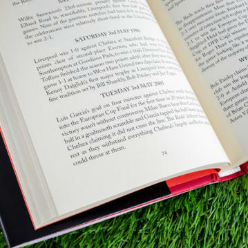 personalised liverpool FC book
