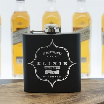 Personalised Vintage Hip Flask