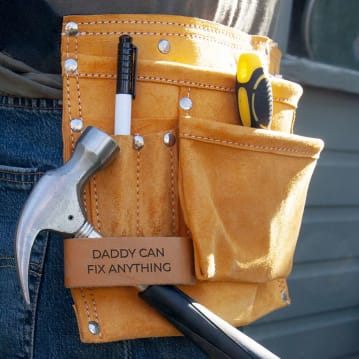Personalised 11 Pocket Leather Tool Belt