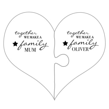 Personalised Together Keyring