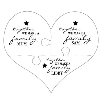Personalised Together Keyring