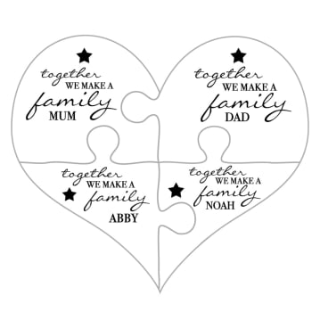 Personalised Together Keyring