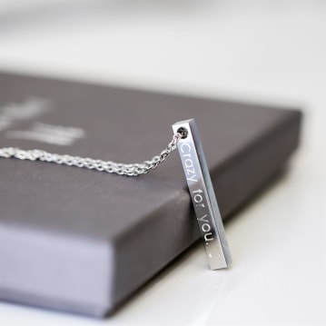 Personalised Bar Necklace